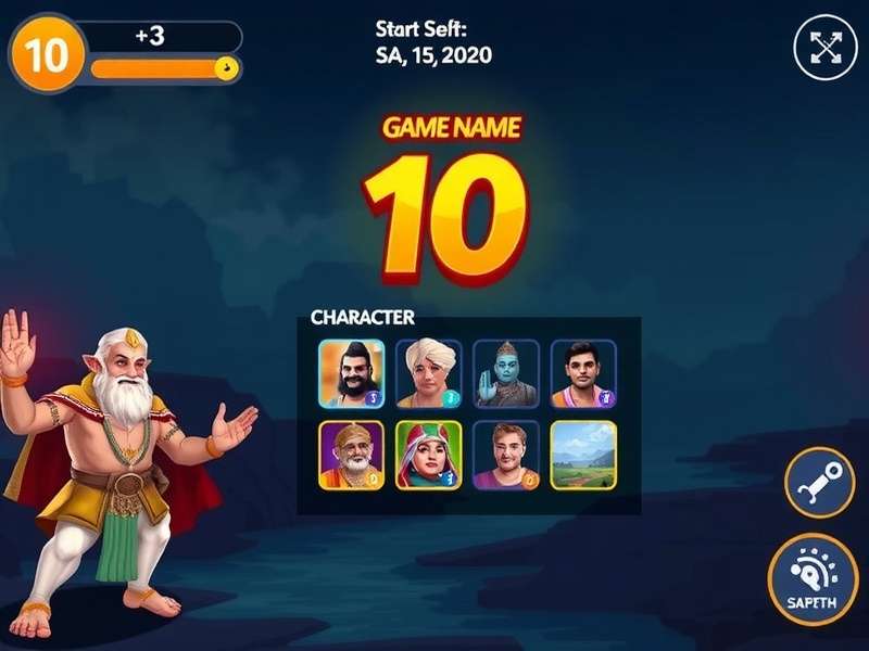 Game Name 10 character selection